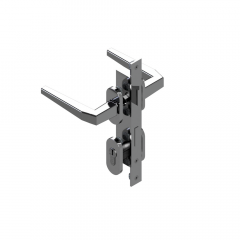 DOOR LOCK WITH PROFILE CYLINDER MOUNTING KIT WITH OUT PROFILE