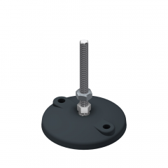 NOGA M10 D100 Z LUKNJAMI ZA PRITRDITEV L=122mm