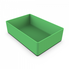 GREEN ORGANISER BOX 162X108X45 MM