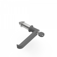 HANDLE 45 WITH LOCK (GREY)