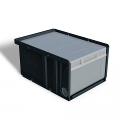 CANTAINER BASALT GREY COMPLETE WITH CAVITY FOR GOOD GRIP, SEPARATOR AND COVER