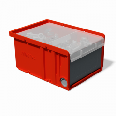 CANTAINER ORANGE COMPLETE WITH CAVITY FOR GOOD GRIP, SEPARATOR AND COVER