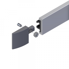 LATERAL GUIDE 40 F WHITE