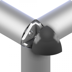 ANGLE 45 R 90° GREY