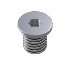 PAN HEAD SCREW M08X10 VA WITH HEXAGON SOCKET