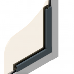 PANEL CLAMPING PROFILE GREY