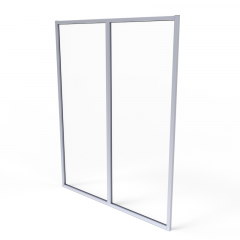 GUARD UNIT SG 1500 X 1820 POLY-KP 32X32 WITH VERTICAL INTERMEDIATE SUPPORT