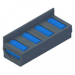 PULLEY CARRIER 45X45R WITH SF COVER