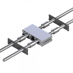 VOZIČEK LINEARNI  LB 45X180 L=90mm SIV