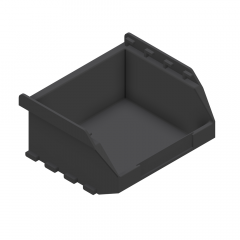 STORAGE BOX BLACK ESD 95 X 100 X 50