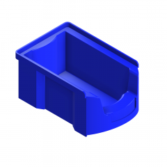 STORAGE BOX BLUE 168 X 103 X 75 MM