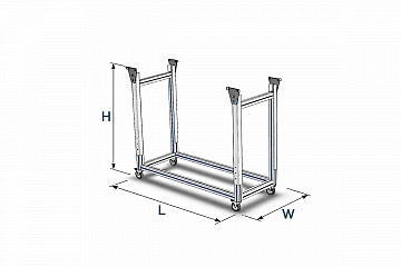 CONVEYOR SUPPORT - ADJUSTABLE HEIGHT