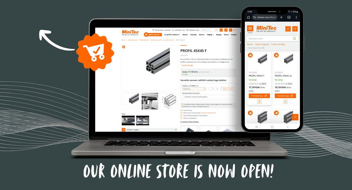 Welcome to the new Minitec online store!