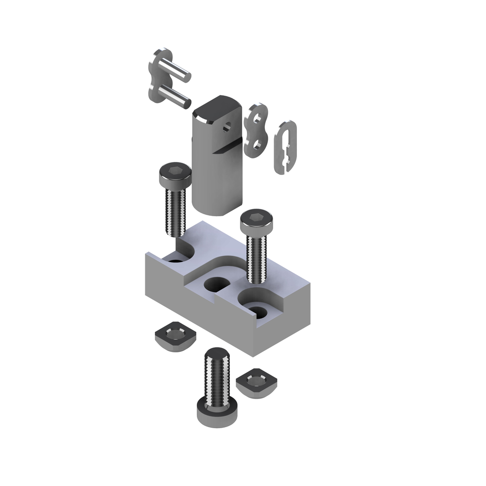 PRITRDILNI SET VERIGE TIP 90S ZA LINEARNE VOZIČKE LW45 IN LW90