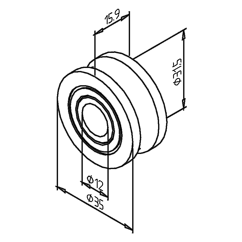 LEŽAJ KROGLIČNI LR12 H