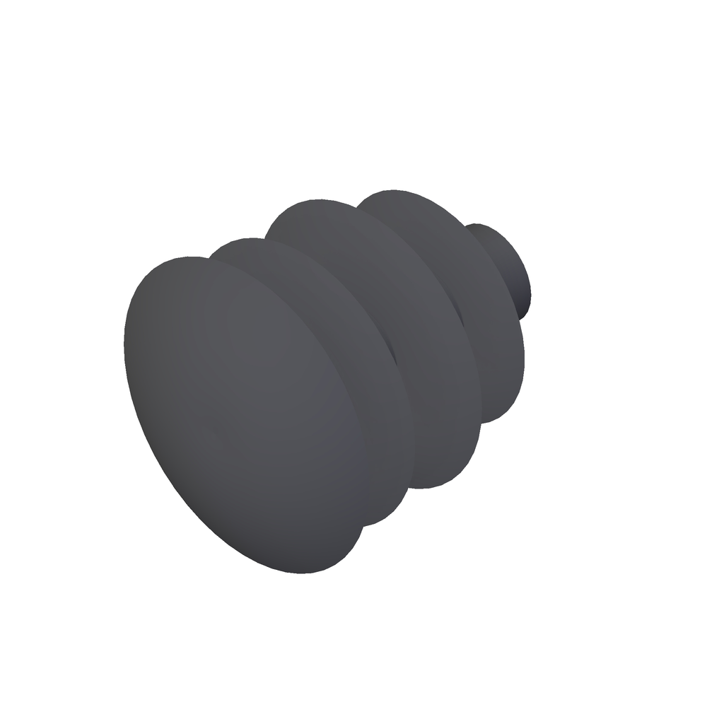 Lamellar plug 9 grey