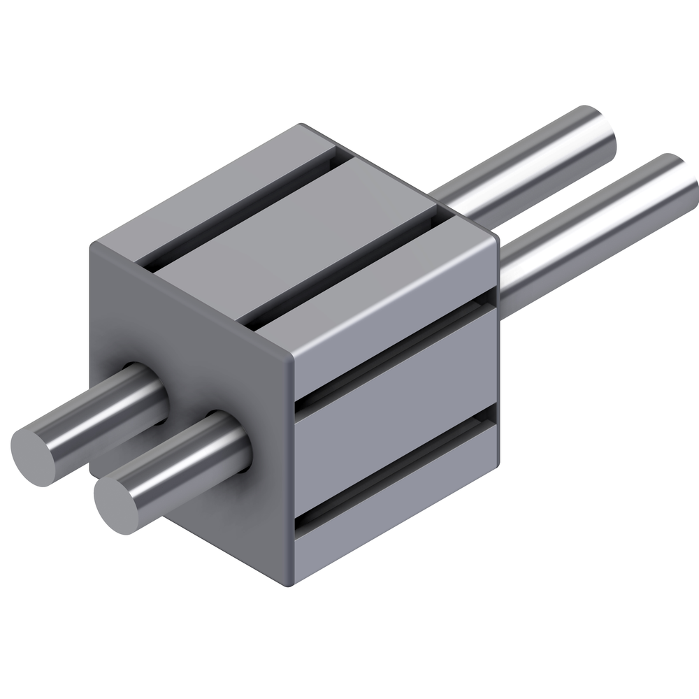 VOZIČEK LINEARNI LB 90 L=90mm SIV