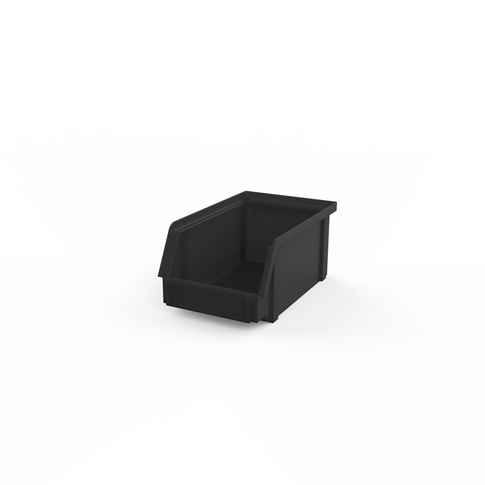 ŠKATLA ZA SHRANJEVANJE ČRNA ESD  175 x 100 x 75