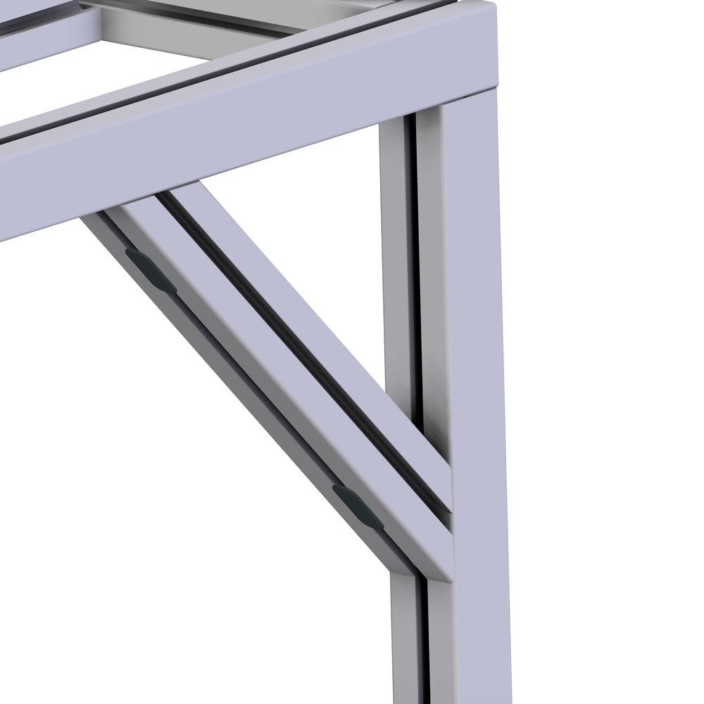 ELEMENT OJAČITVENI 45 L=360mm  Z VZMETNIMI MATICAMI