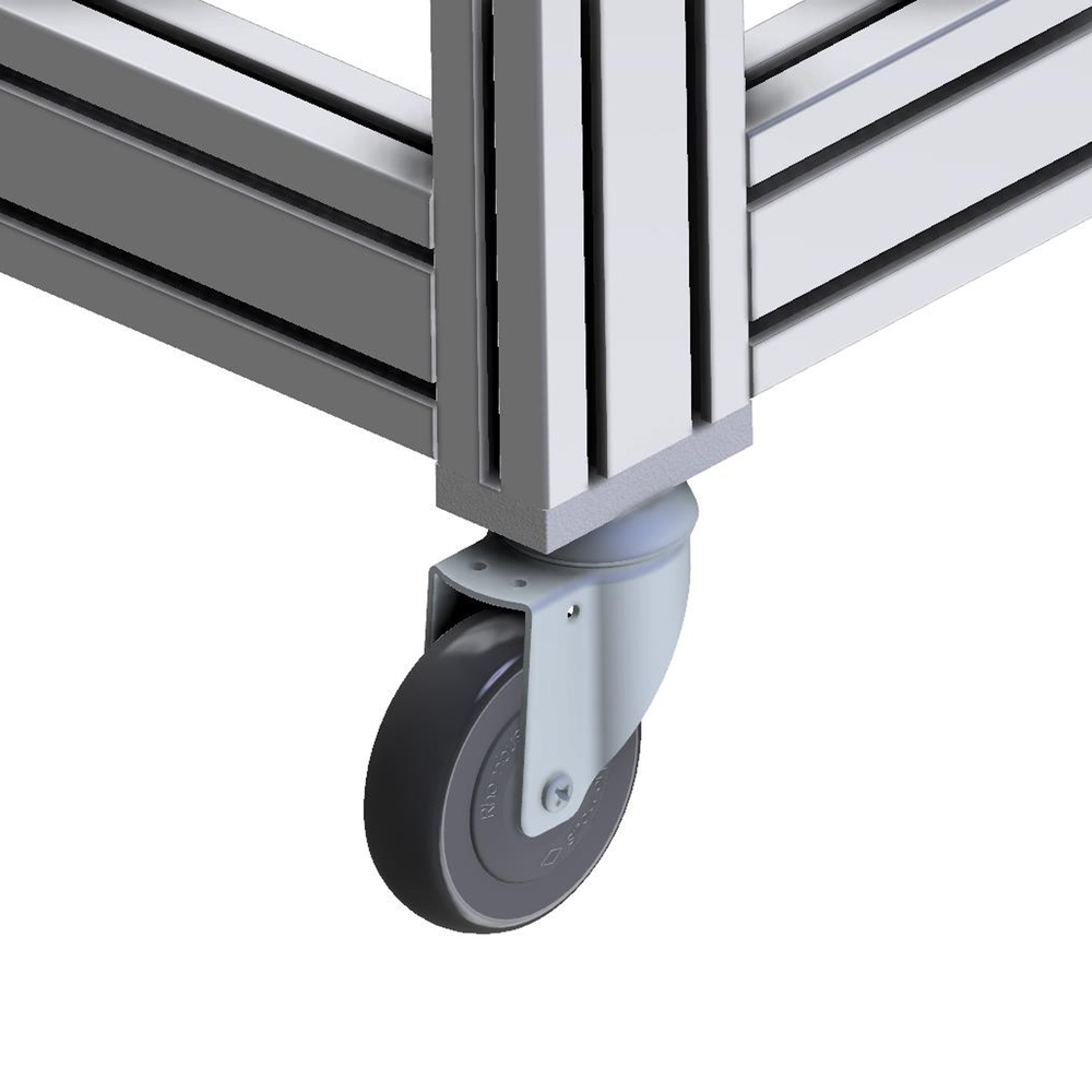 KOLO VRTLJIVO D100X131 BREZ ZAVORE