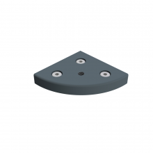 PLOŠČA ZA NOGO 90 R 90° M12