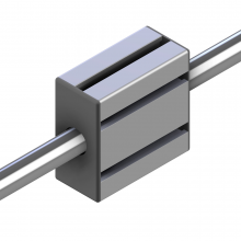 VOZIČEK LINEARNI LB 45 L=90mm SIV