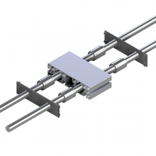 VOZIČEK LINEARNI  LB 45X180 L=90mm SIV