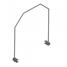 NOSILEC JEKLENI 6mm V=400mm Š=350mm