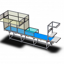 TRAČNI TRANSPORTER Z VALJI D95 TER DODATNO OPREMO