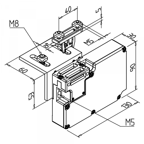STIKALO VARNOSTNO S KLJUČAVNICO AZM161SK-12/12RK-024-M16
