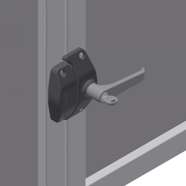 ZAPIRALO Z ROČAJEM ZA DRSNA VRATA 45