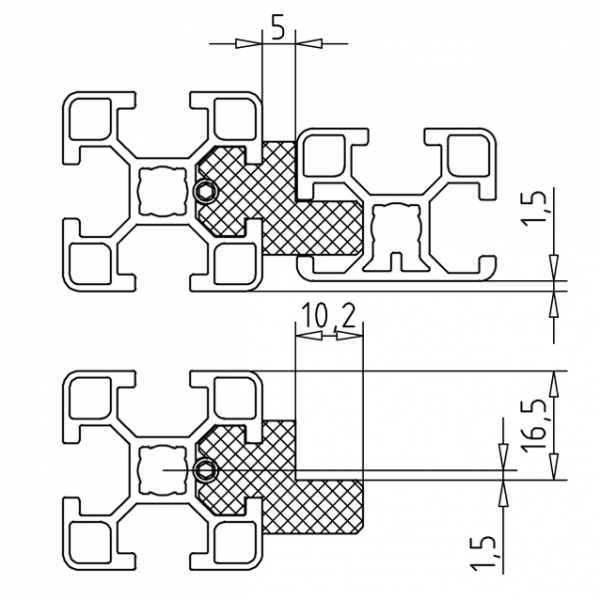 PROFIL DRSNI KOTNI 30