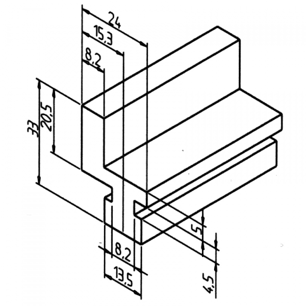 PROFIL DRSNI KOTNI 45
