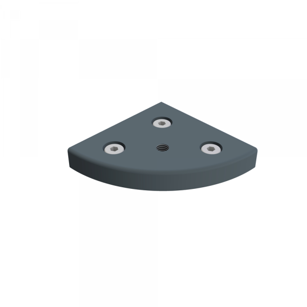 PLOŠČA ZA NOGO 90 R 90° M12