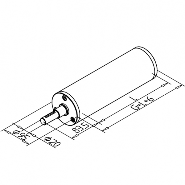 VALJ ODGONSKI 90 ZA VERIŽNI POGON