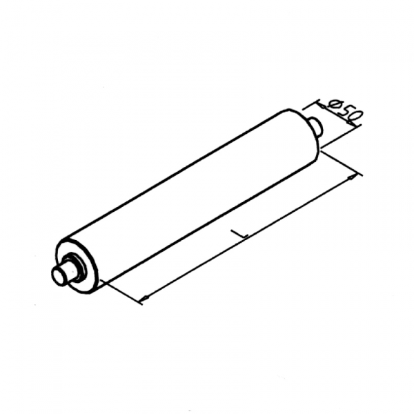 VALJ ODGONSKI ZA TRAČNI TRANSPORTER 45 ALU