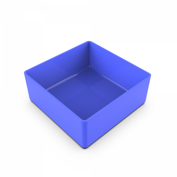 MODRA ORGANIZACIJSKA ŠKATLA 108X108X45 MM