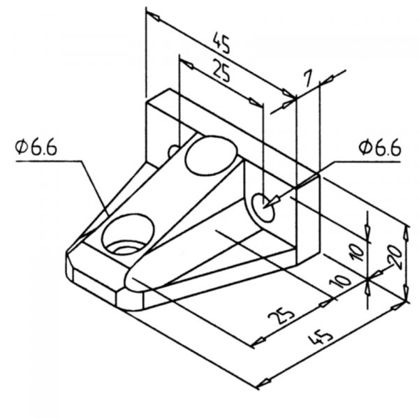 KOTNA KONZOLA MINI - ENOTA ZA NASTAVLJANJE