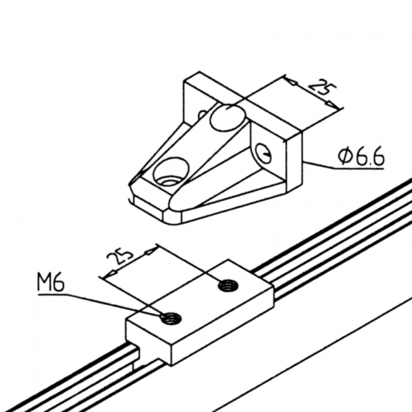 KOTNA KONZOLA MINI - ENOTA ZA NASTAVLJANJE