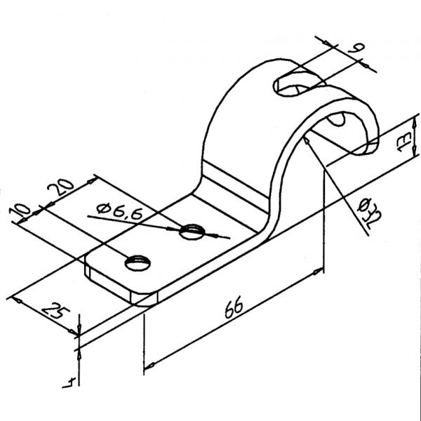 KAVELJ ZA PROFIL ROČAJA 32