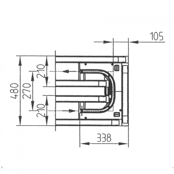 KRIVINA 200 - 180° LEVA