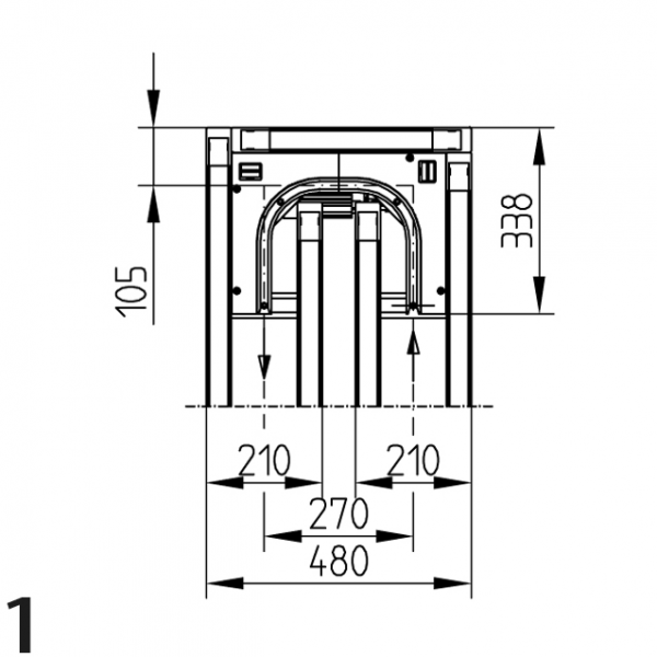 KRIVINA 200 - 180° DESNA