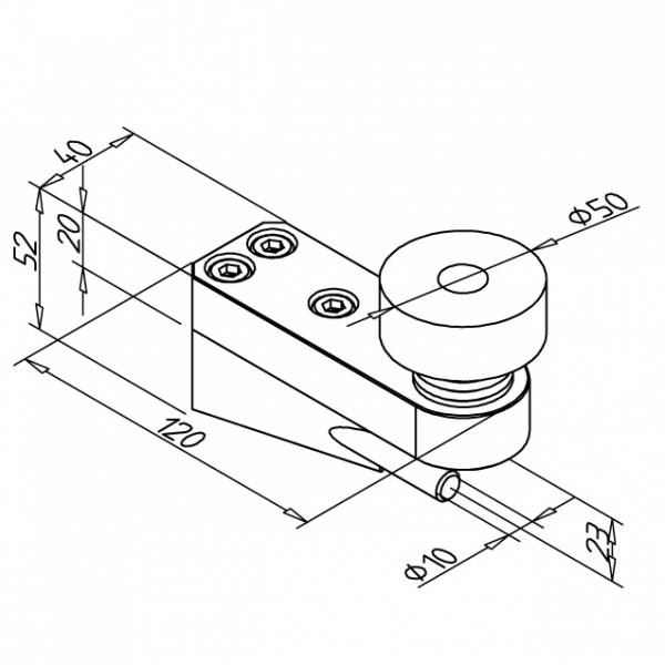 VRTALNA PRIPRAVA ZA ČELNI KOTNI SPOJNIK 45