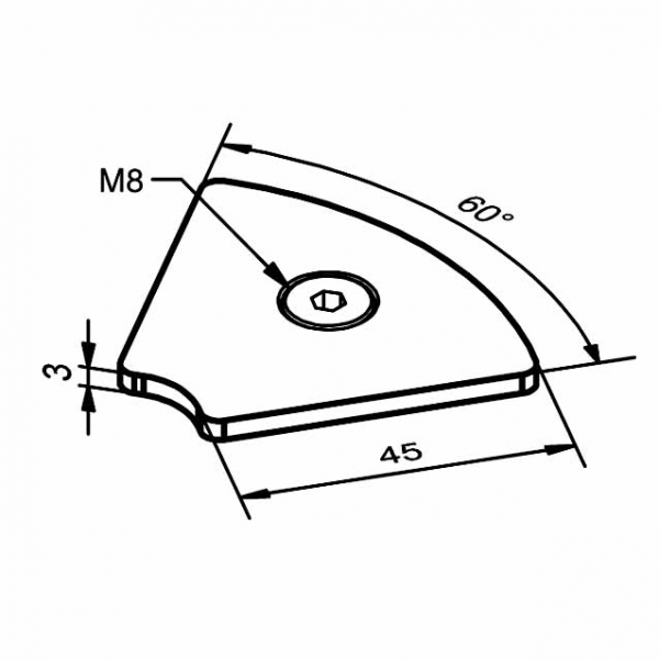 POKROV 45 R 60° ALU
