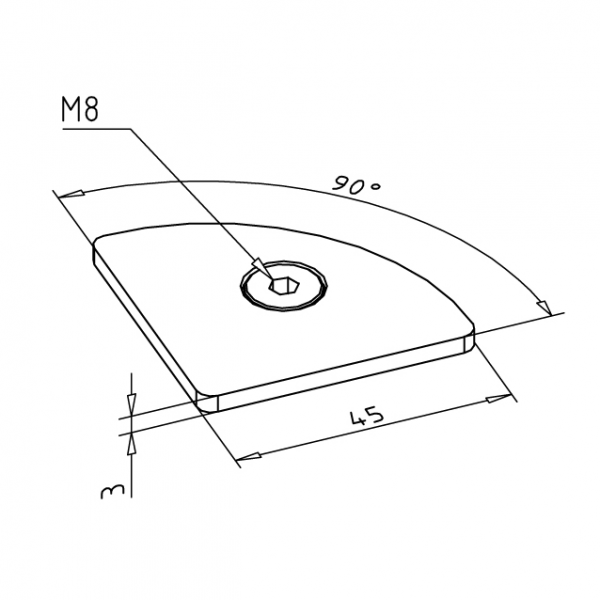 POKROV 45 R 90° ALU