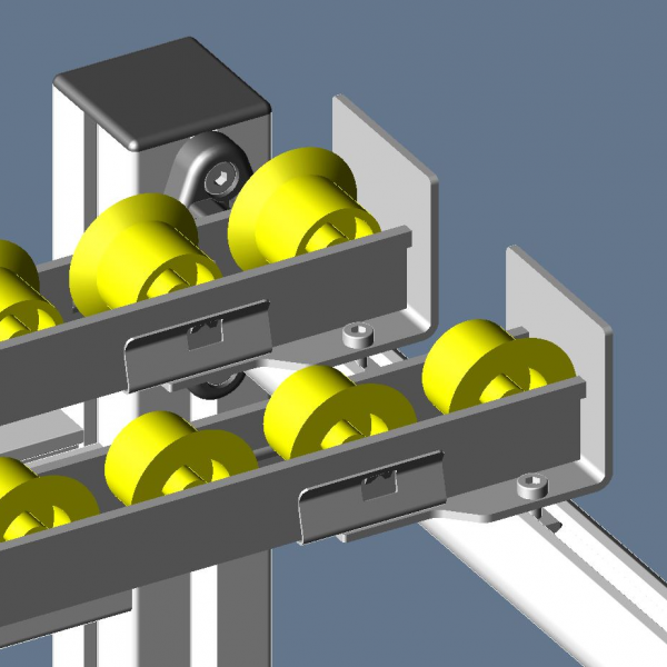 KONČNI NASLON ZA KANBAN VALJČNICO