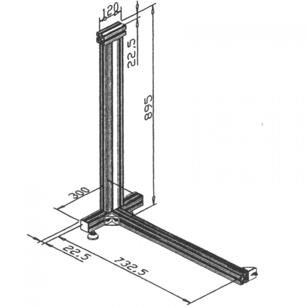 PODNOŽJE  PODALJŠANO 200 TSG L=1000