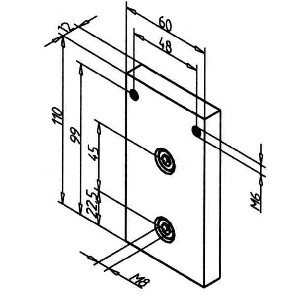 KOMPLET 45/90H ZA PRITRDITEV NAPENJALCA JERMENA