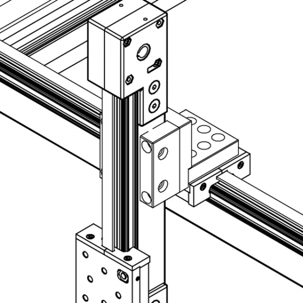 ELEMENT PRITRDILNI 45 S-A 90° KOMPLET