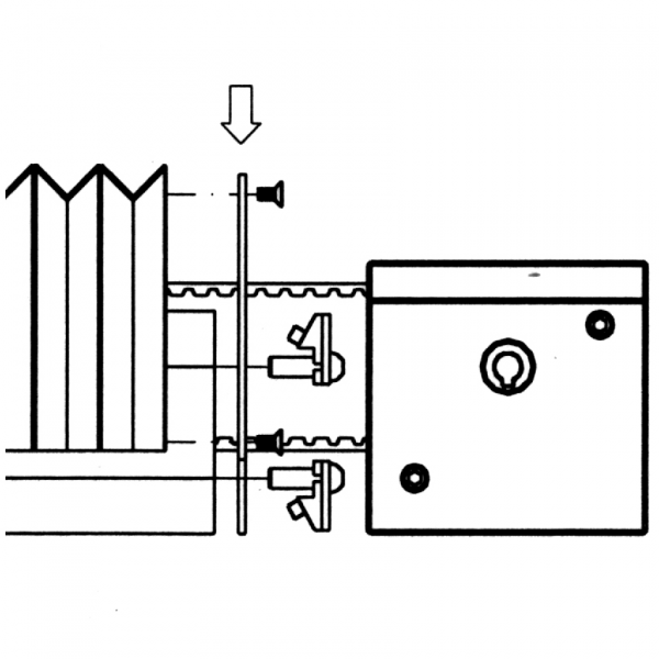 ELEMENT PRITRDILNI ZA MEH LR 90 KOMPLET